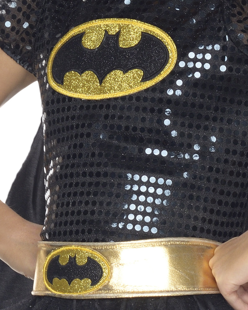 BATGIRL SEQUIN TUTU COSTUME, CHILD - Back