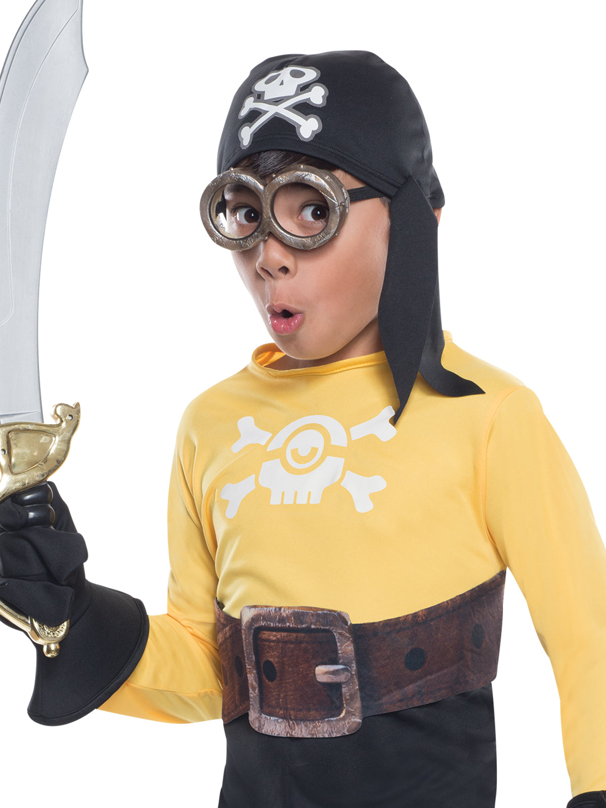MINION PIRATE COSTUME, CHILD - Back