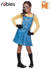 MINION FEMALE COSTUME, CHILD - Front