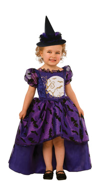BAT WITCH DELUXE COSTUME, CHILD - Front
