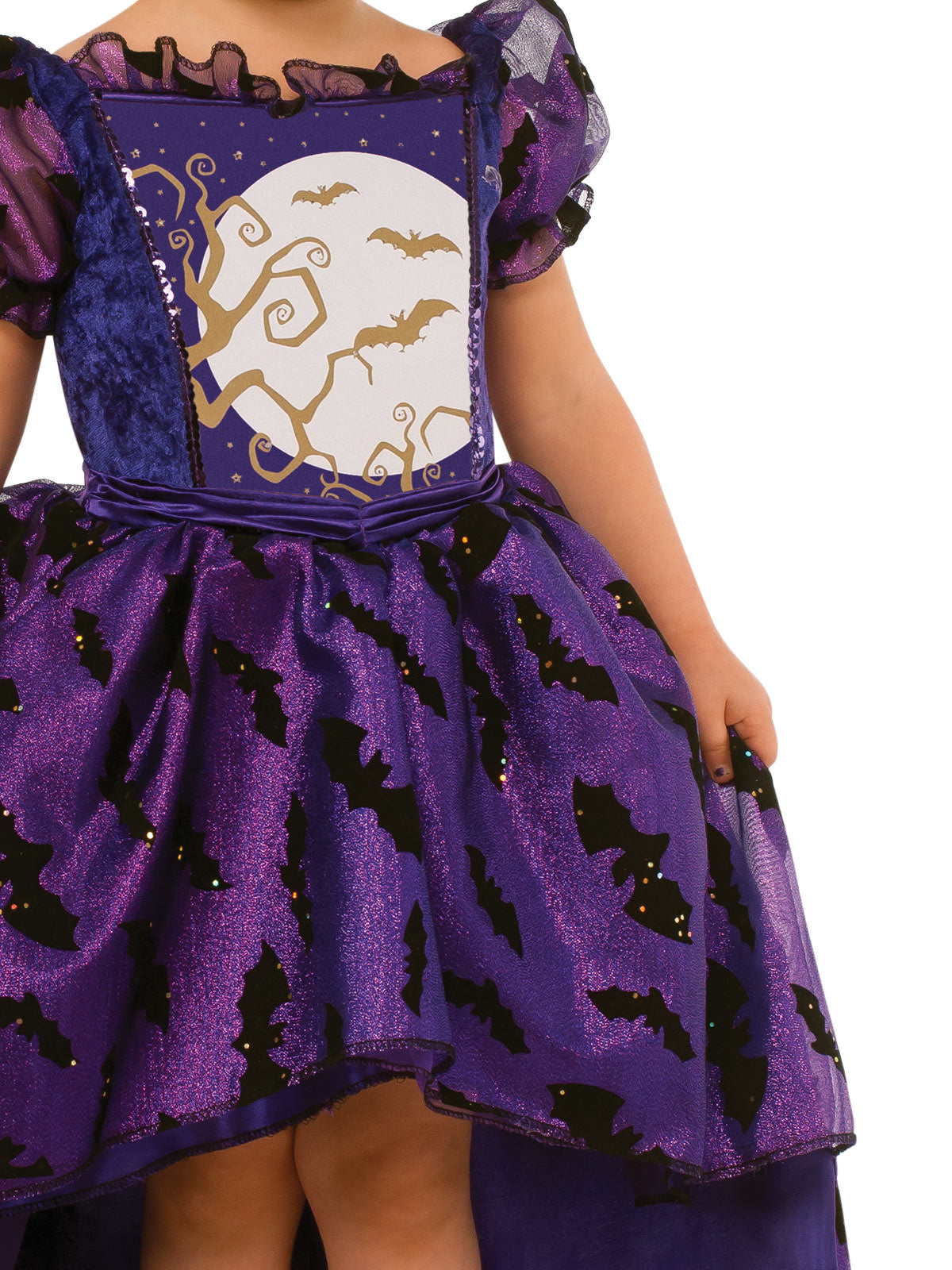 BAT WITCH DELUXE COSTUME, CHILD - Side