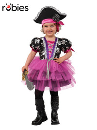 PIRATE PRINCESS COSTUME, TODDLER/CHILD - Front