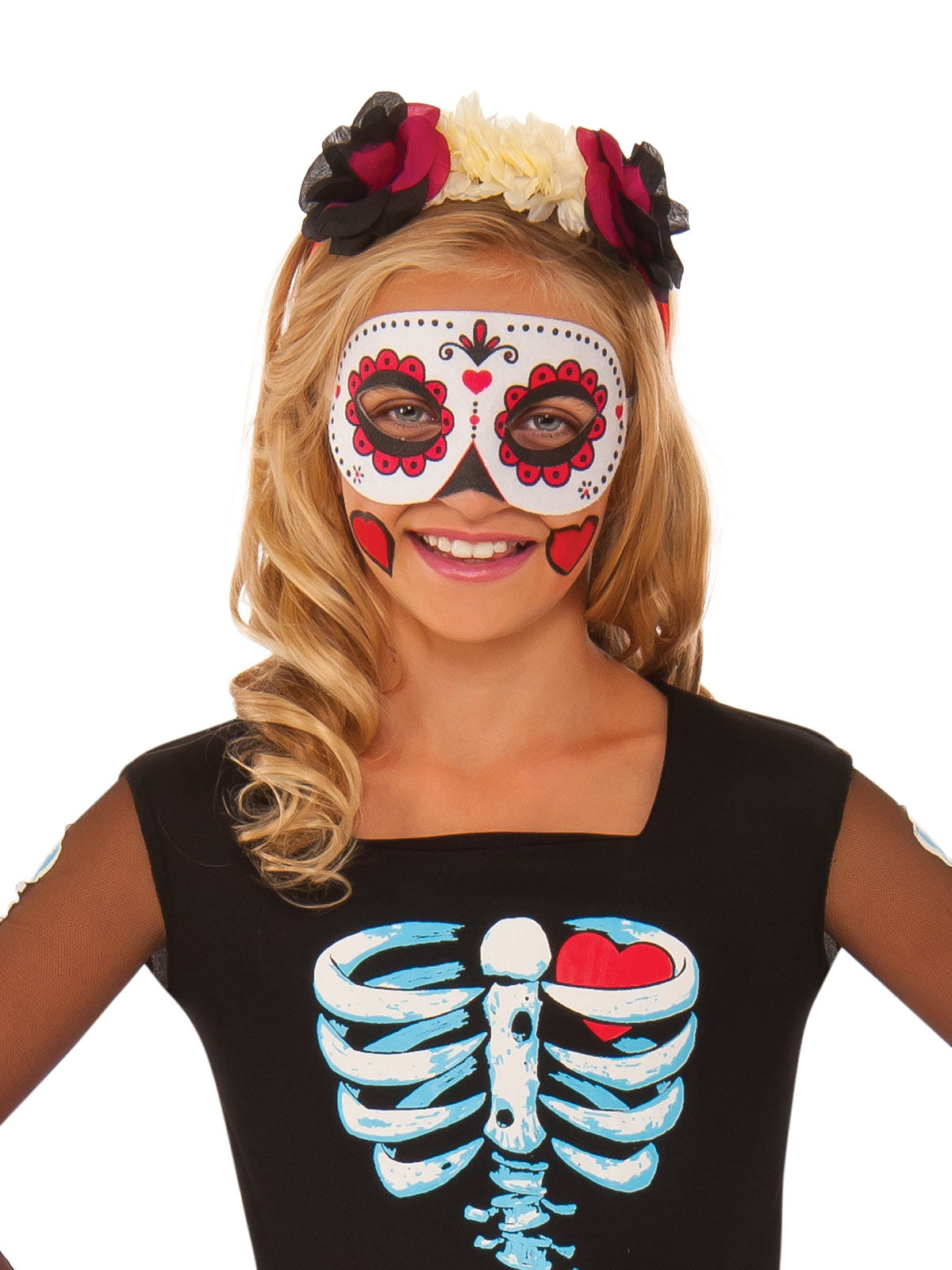 SCARED TO THE BONE SKELETON COSTUME, CHILD - Back
