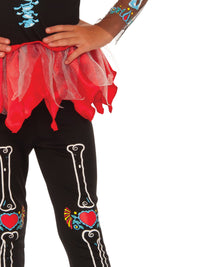 SCARED TO THE BONE SKELETON COSTUME, CHILD - Side