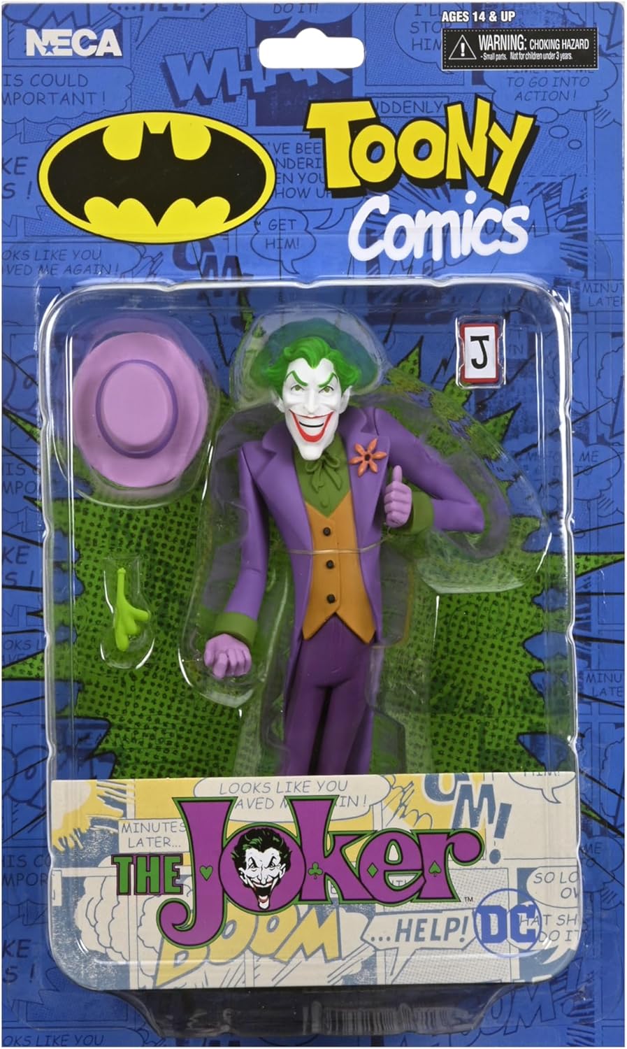THE JOKER - DC COMICS CLASSIC COMICS TOONY 6" SCALE ACTION FIGURE