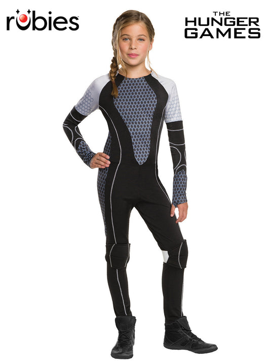 KATNISS 'THE GAME' COSTUME, CHILD - Front