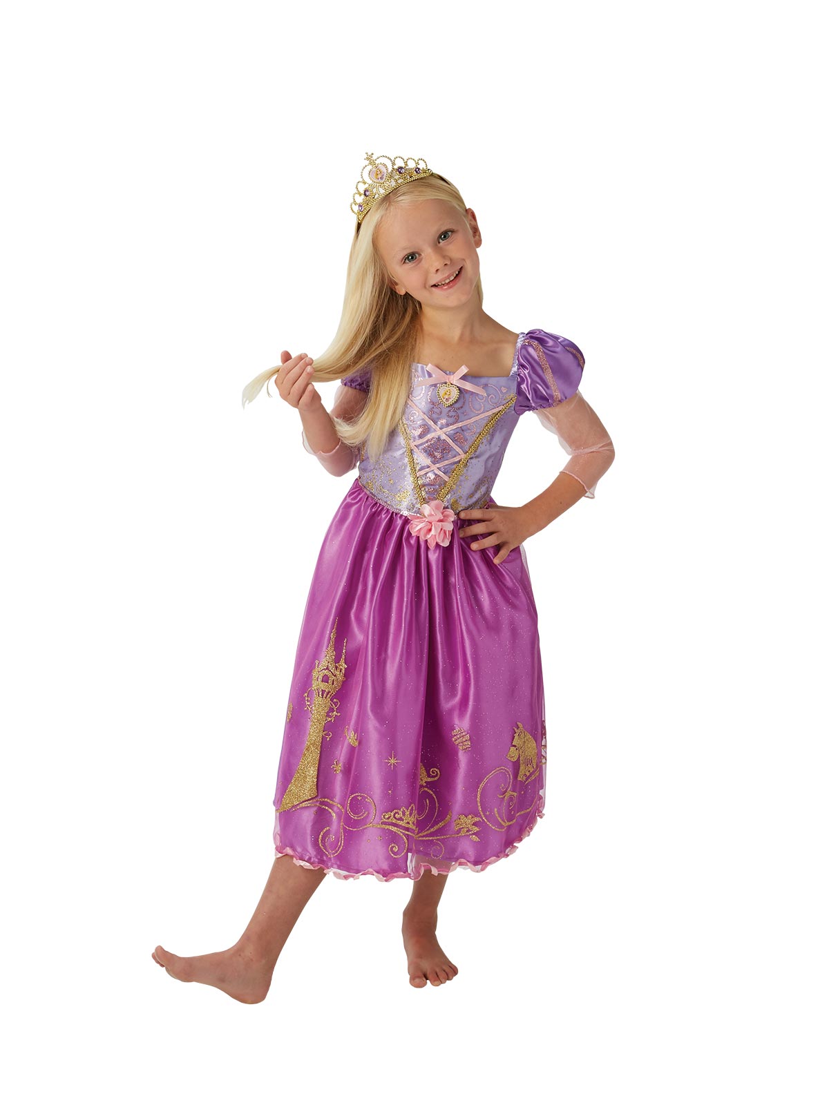 RAPUNZEL STORYTELLER COSTUME, CHILD - Side