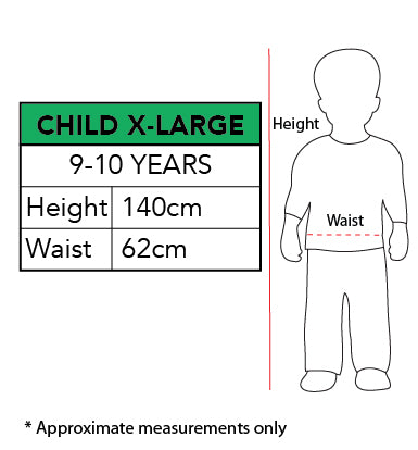 SUPERMAN DELUXE CHILD COSTUME, SIZE 9-10 - Packaging