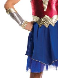 WONDER WOMAN COSTUME, CHILD 9-10 YRS - 9-10 YRS - Side