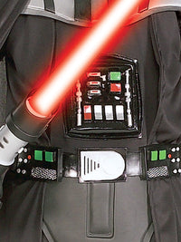 DARTH VADER DELUXE COSTUME WITH LIGHTSABRE, CHILD - M - Side