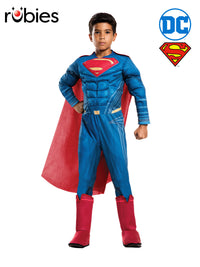 SUPERMAN DELUXE COSTUME, CHILD - Front