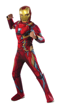 IRON MAN CIVIL WAR DELUXE COSTUME, CHILD - Front