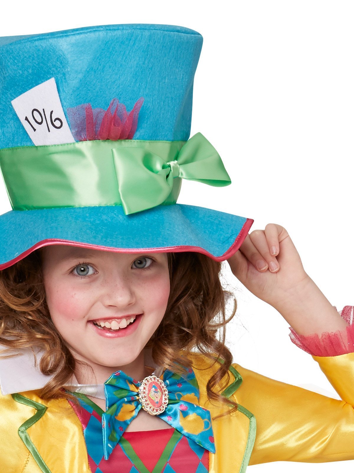 MAD HATTER GIRLS DELUXE COSTUME (LARGE POLYBAG), TEEN - Back