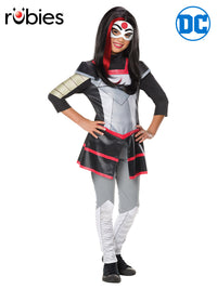 KATANA DC SUPERHERO GIRLS DELUXE COSTUME, CHILD - Front