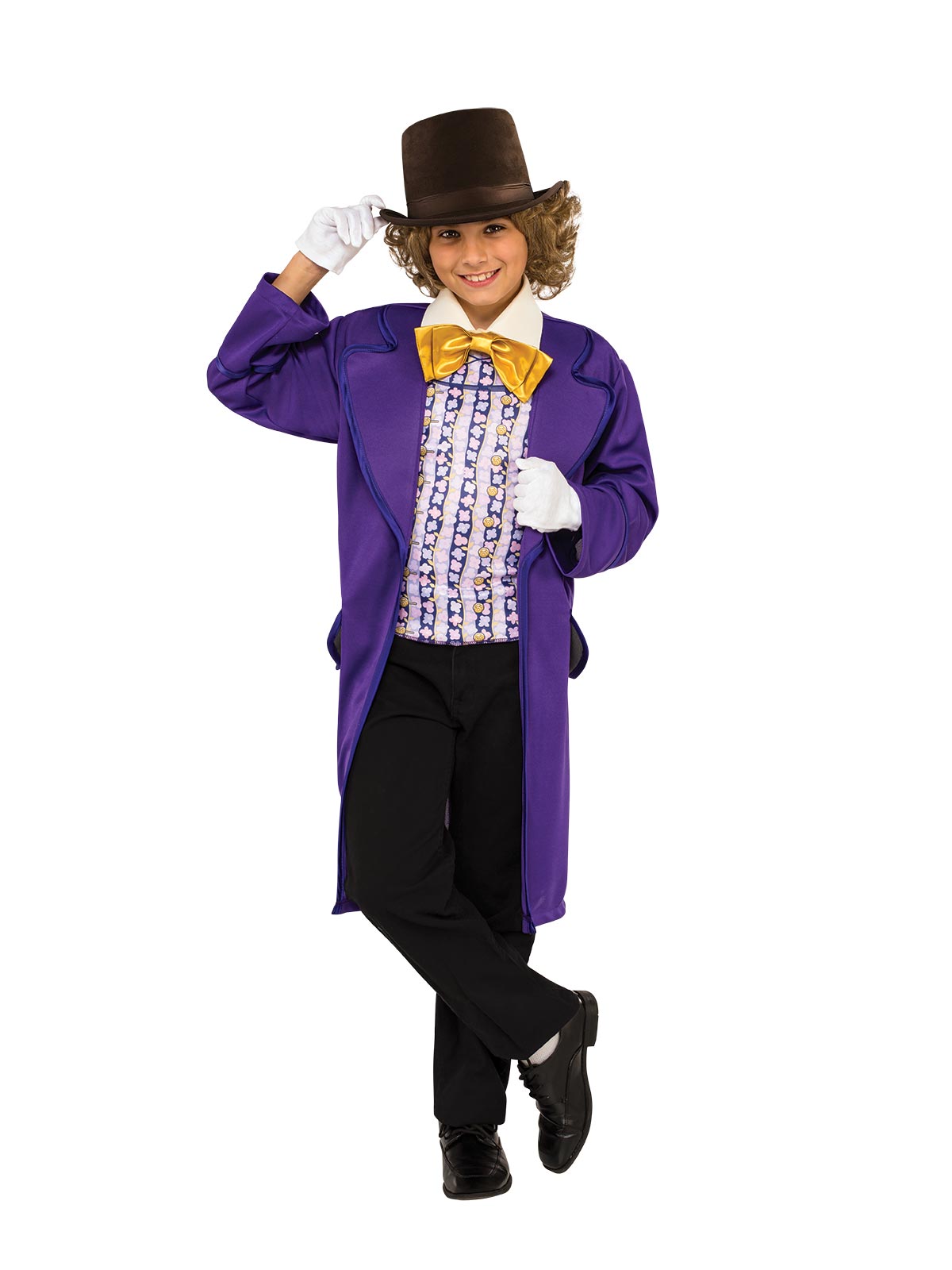 WILLY WONKA DELUXE COSTUME, CHILD - Back