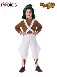 OOMPA LOOMPA CLASSIC COSTUME, CHILD - Front