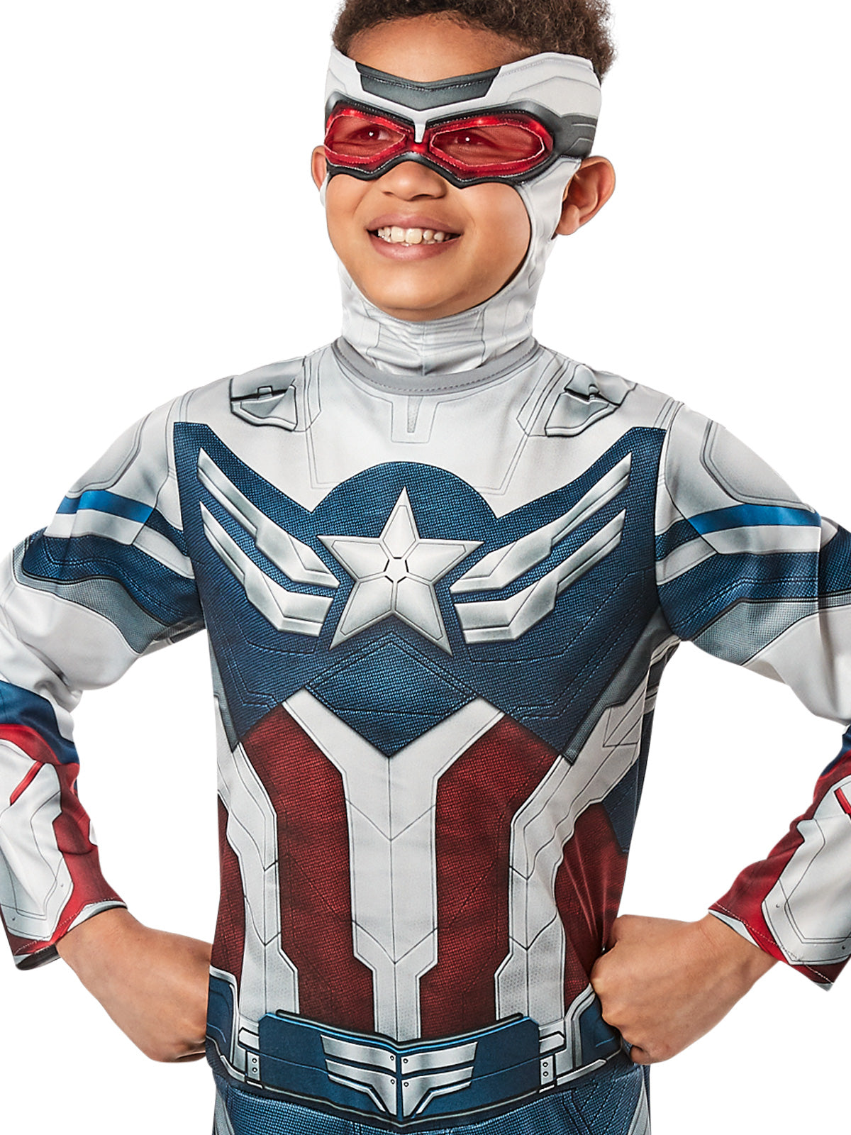 CAPTAIN AMERICA FAWS COSTUME, CHILD - Back