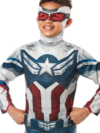 CAPTAIN AMERICA FAWS COSTUME, CHILD - Back