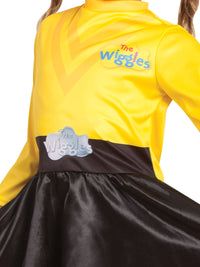 YELLOW WIGGLE COSTUME, CHILD - TODDLER - Back