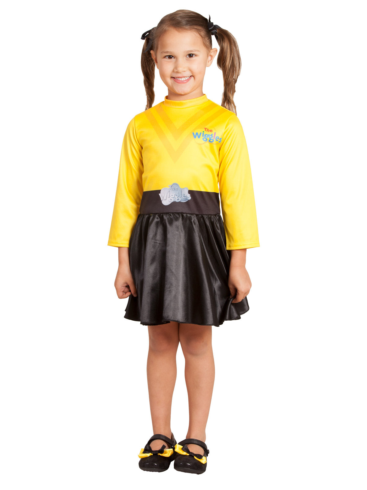YELLOW WIGGLE COSTUME, CHILD - TODDLER - Side