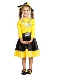 THE WIGGLES YELLOW DELUXE COSTUME, CHILD - Back
