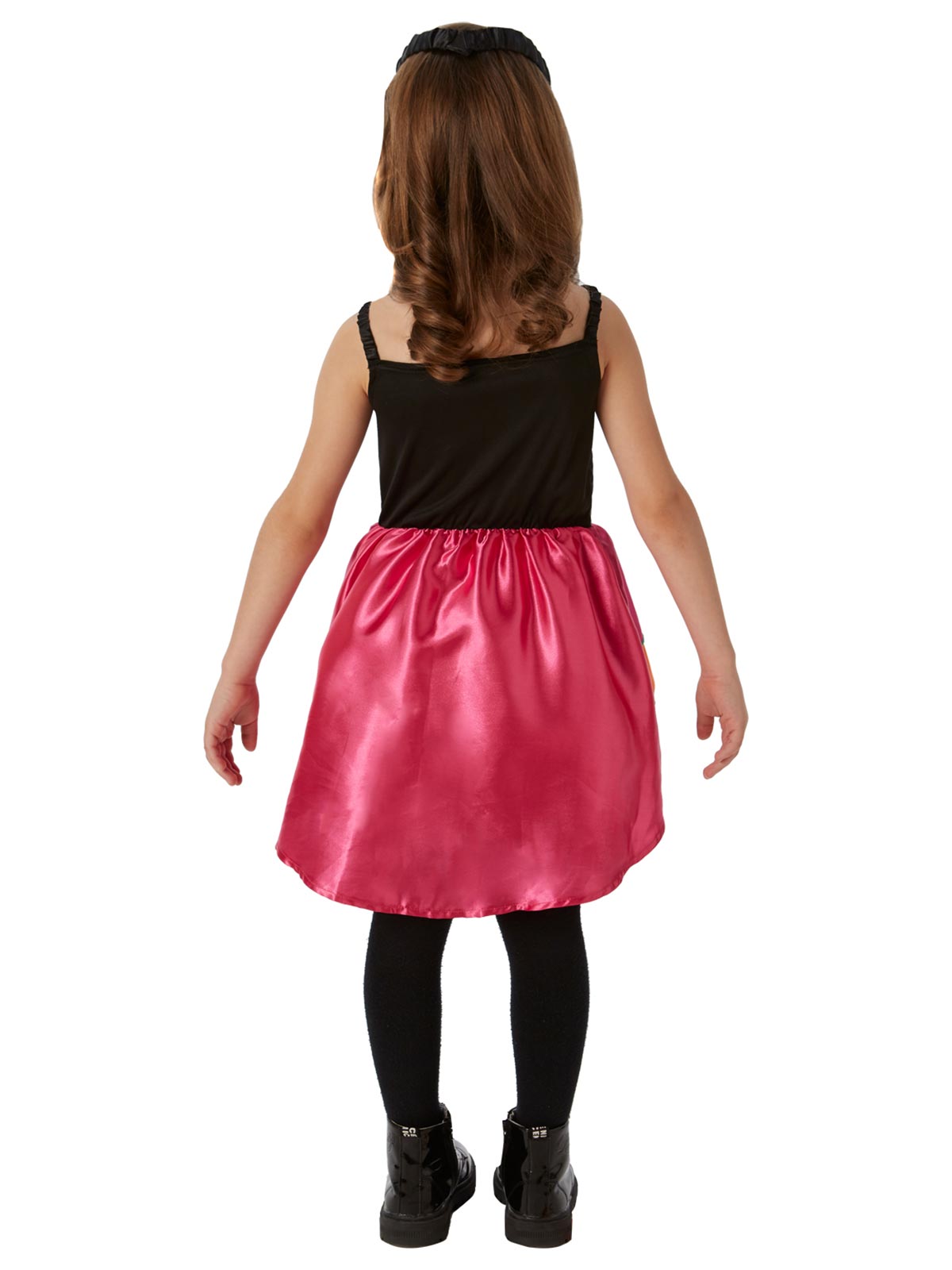SUGAR SKULL DAY OF THE DEAD COSTUME, CHILD - Back