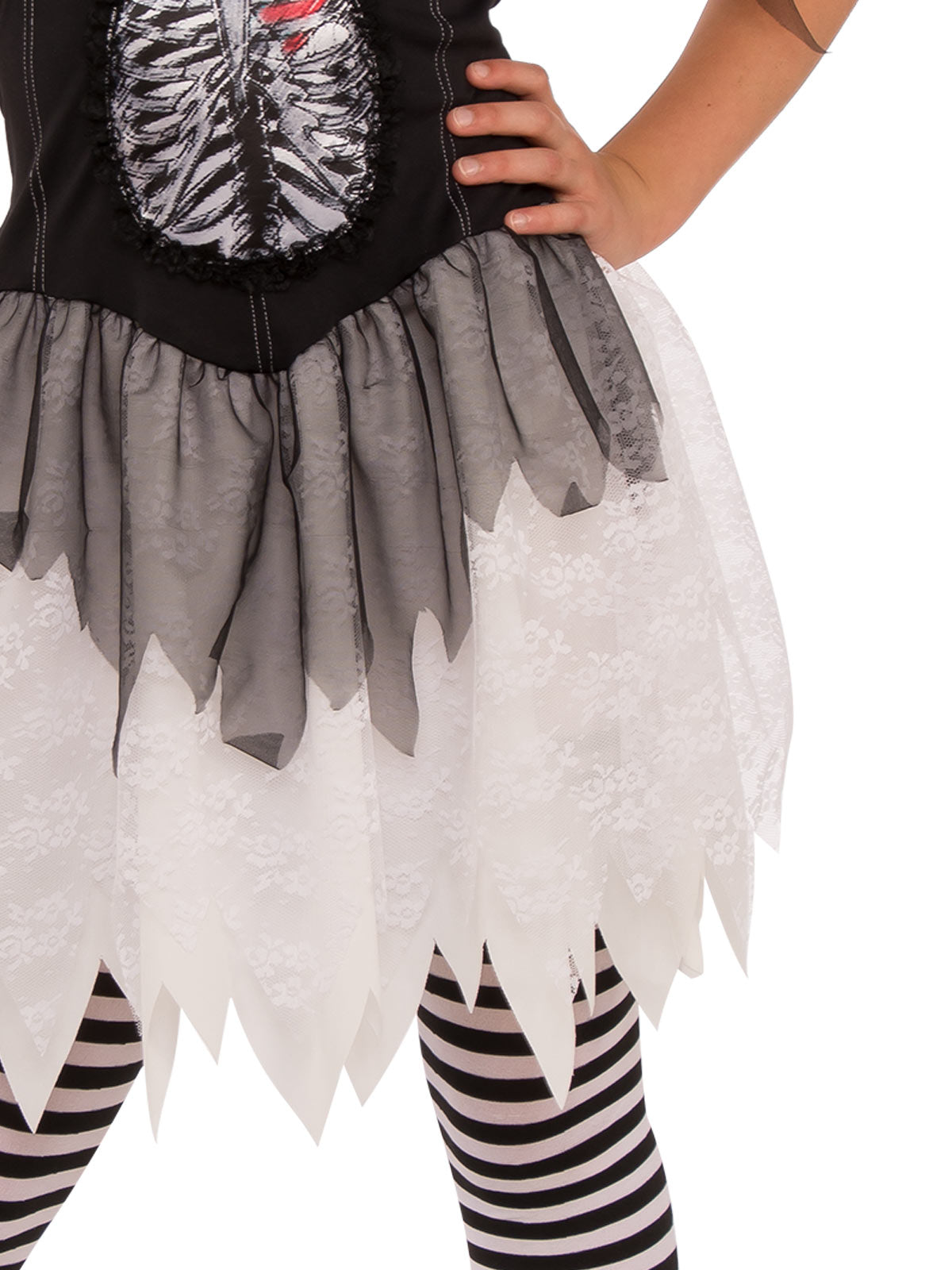 OPEN RIBS COSTUME, TEEN - S - Side