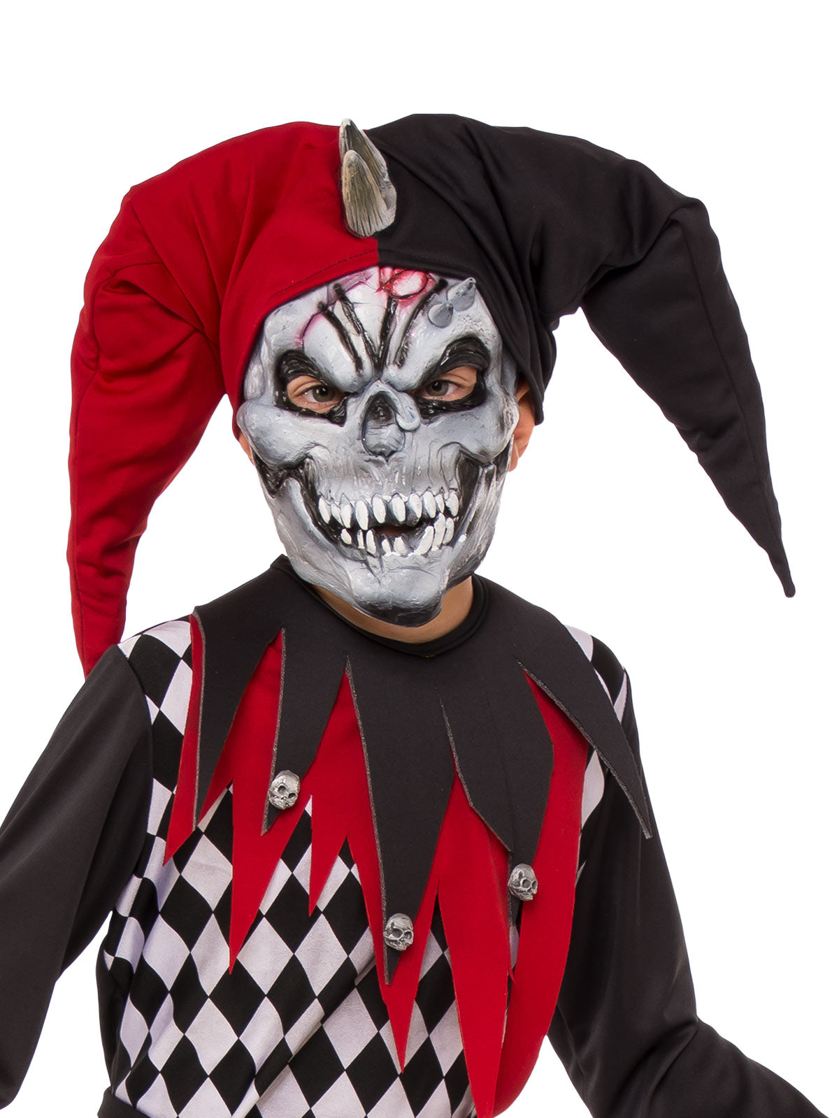 EVIL JESTER COSTUME, CHILD - Back