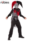EVIL JESTER COSTUME, CHILD - Front