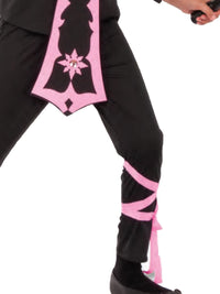 PINK CRYSTAL NINJA COSTUME, CHILD - Side