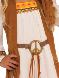 FLOWER CHILD COSTUME, CHILD - Side