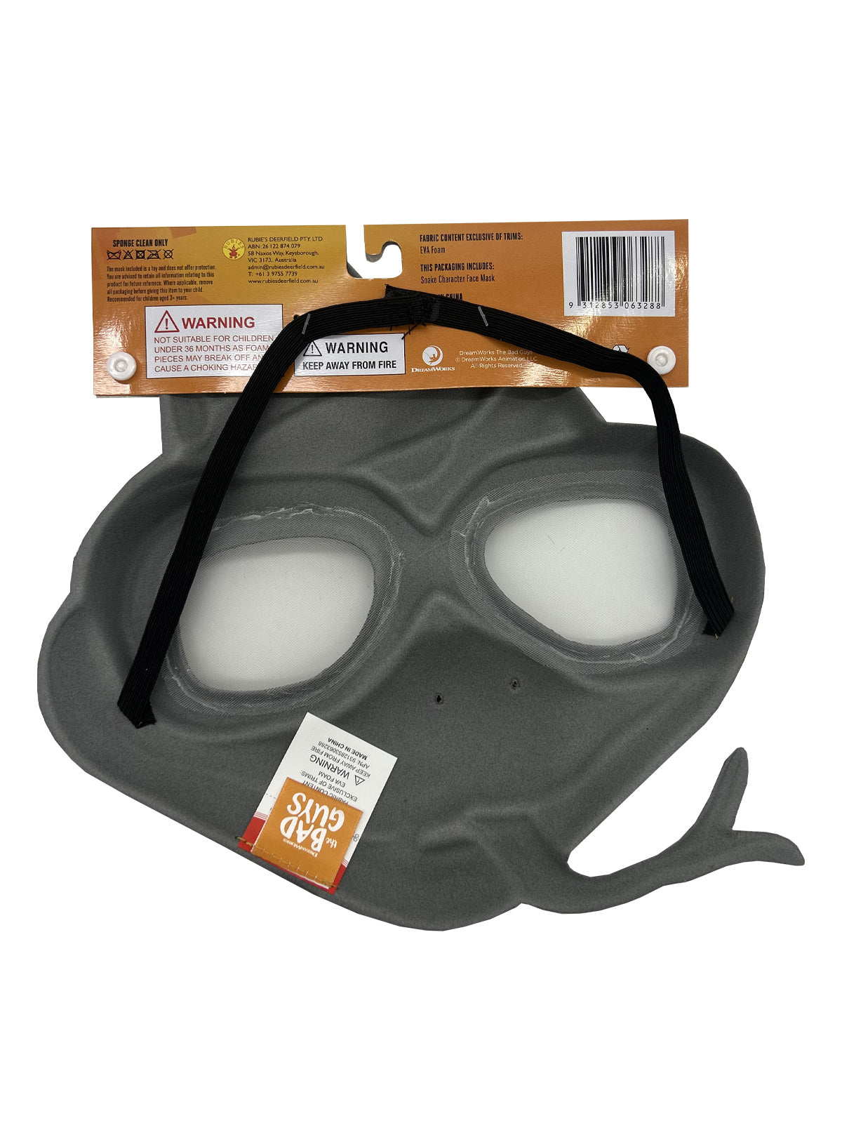 BAD GUYS MR SNAKE MASK - Packaging