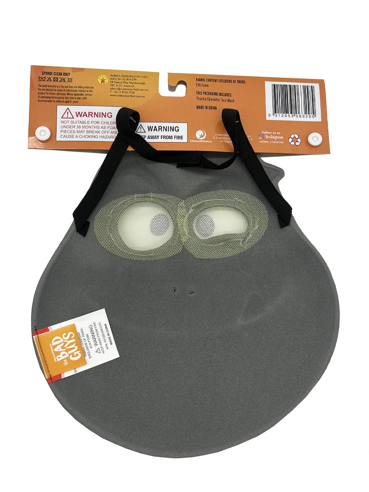 BAD GUYS MR PIRANHA MASK