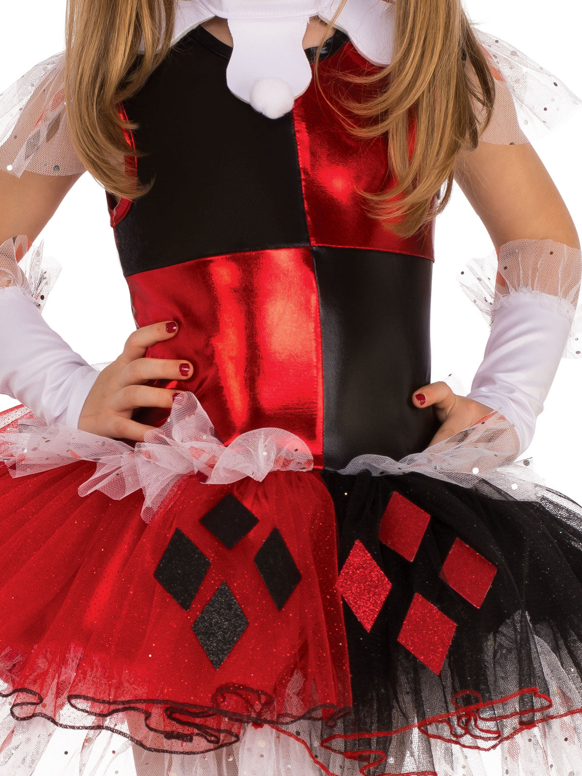 HARLEY QUINN DELUXE COSTUME, CHILD - Side