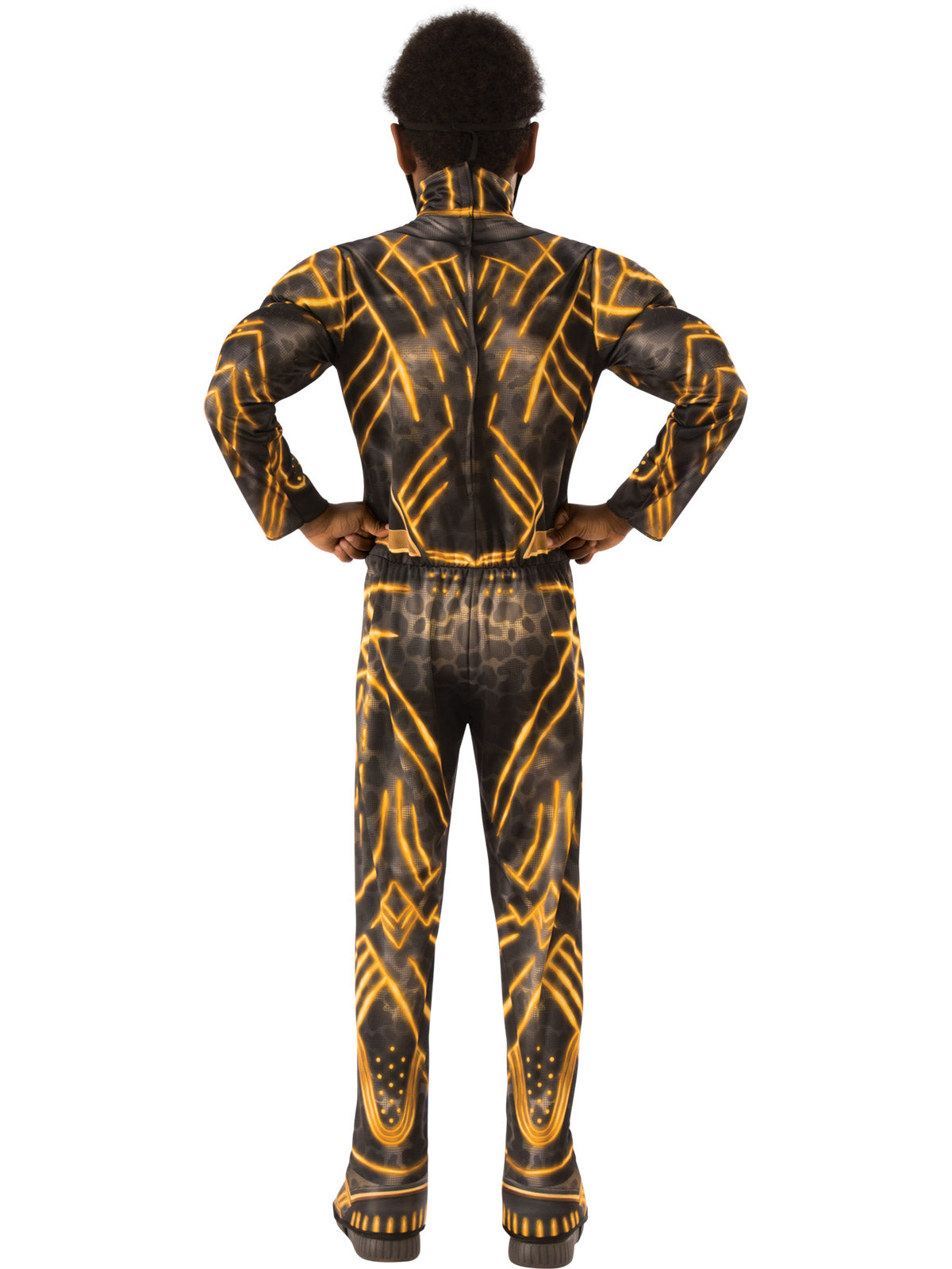 ERIC KILLMONGER BATTLE DELUXE COSTUME , CHILD - M - Back
