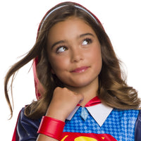 SUPERGIRL HOODIE COSTUME, CHILD - L - Back