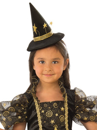 GOLDEN STAR WITCH COSTUME, CHILD - Back
