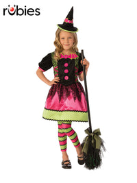 BRIGHT WITCH COSTUME, CHILD - Front