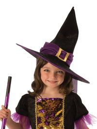 COLOUR MAGIC WITCH COSTUME, CHILD - Back
