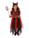 COLOUR MAGIC DEVIL GIRL COSTUME, CHILD - Front