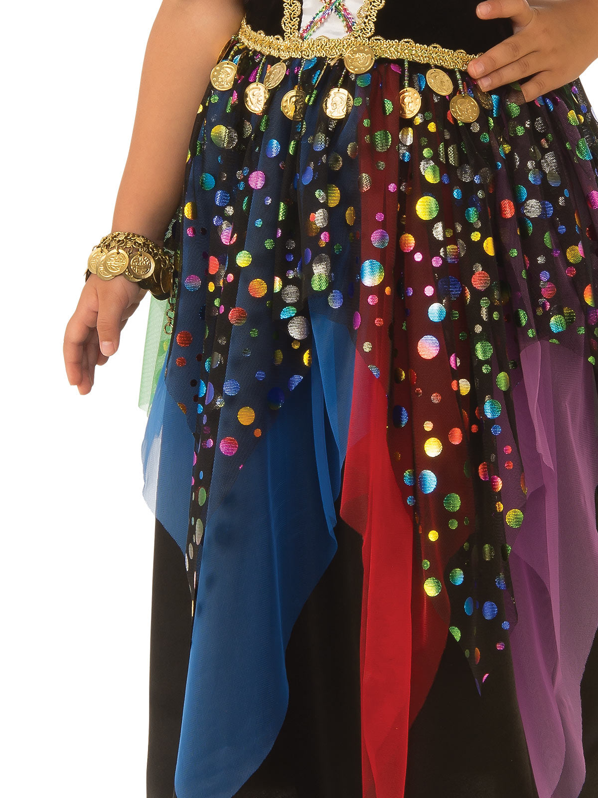 GYPSY GIRL COSTUME, CHILD - Side