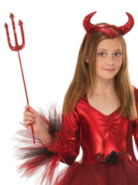 DEVIL GIRL COSTUME, CHILD - Back