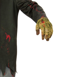 ZOMBIE AVENGER COSTUME, CHILD - L - Side