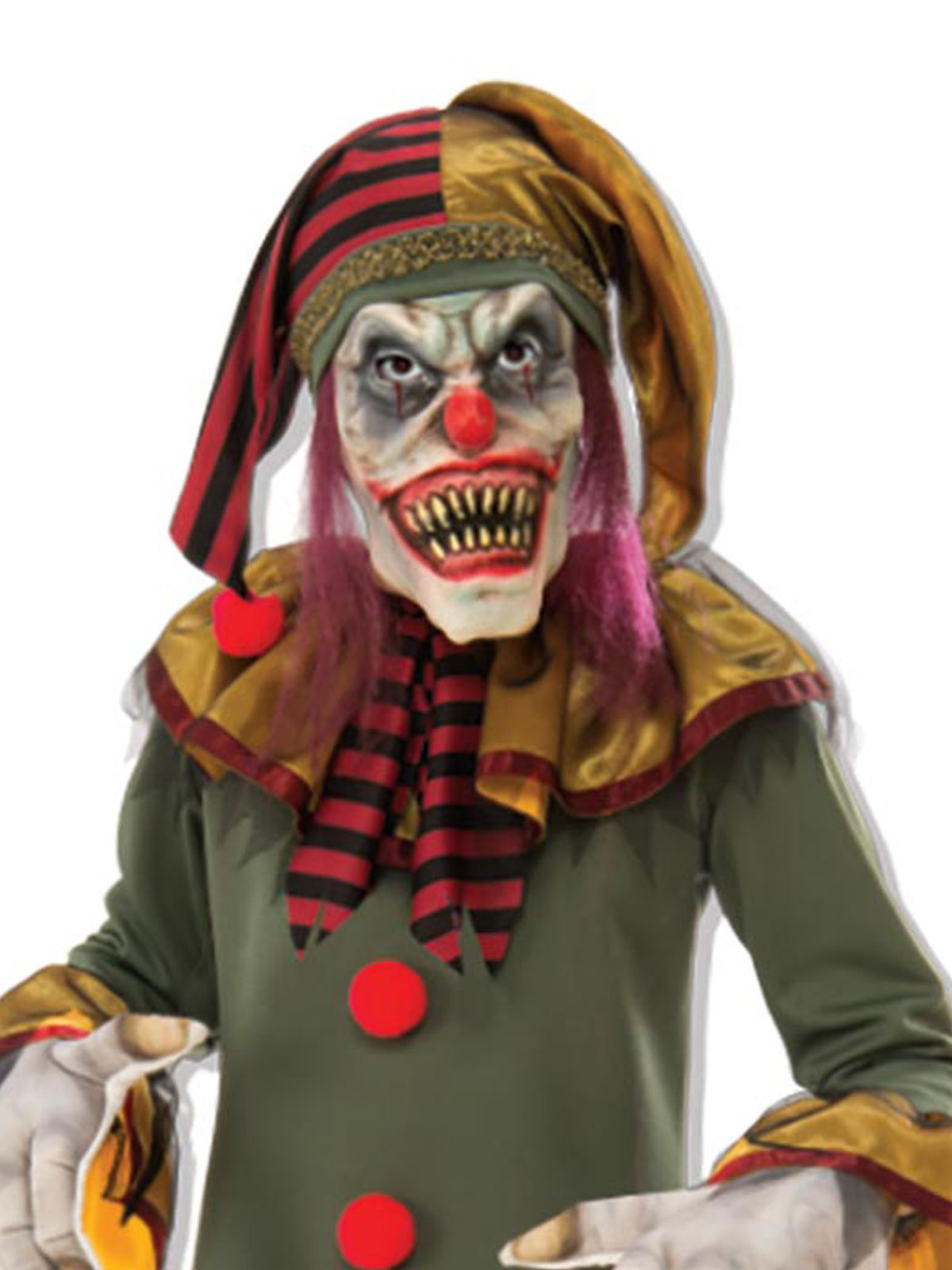 CRAZY CLOWN COSTUME, CHILD - Back