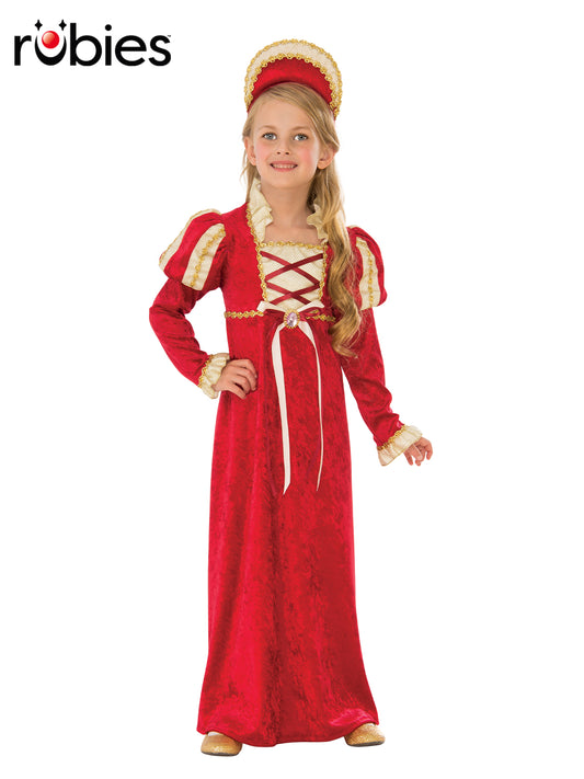 MEDIEVAL PRINCESS COSTUME, CHILD - Front