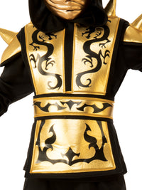 GOLD NINJA COSTUME, CHILD - Side