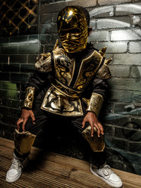GOLD NINJA COSTUME, CHILD