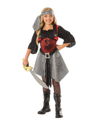 CRIMSON PIRATE COSTUME, CHILD - Front