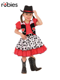COWGIRL COSTUME, CHILD - Front