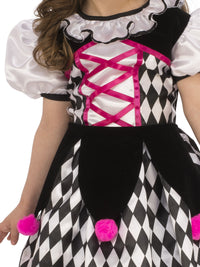 JESTER GIRL COSTUME, CHILD - Side